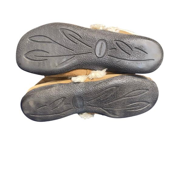 Ruff Hewn Tan‎ Suede Faux Fur Winter Boots Womans 9.5 Lace Up Y2k Retro Snow Ski - Picture 5 of 5